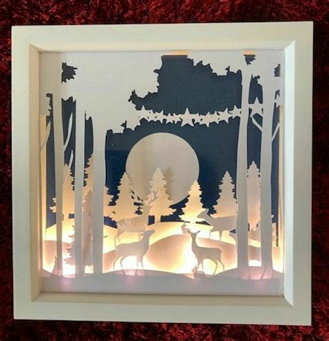 lighted shadow box patterns